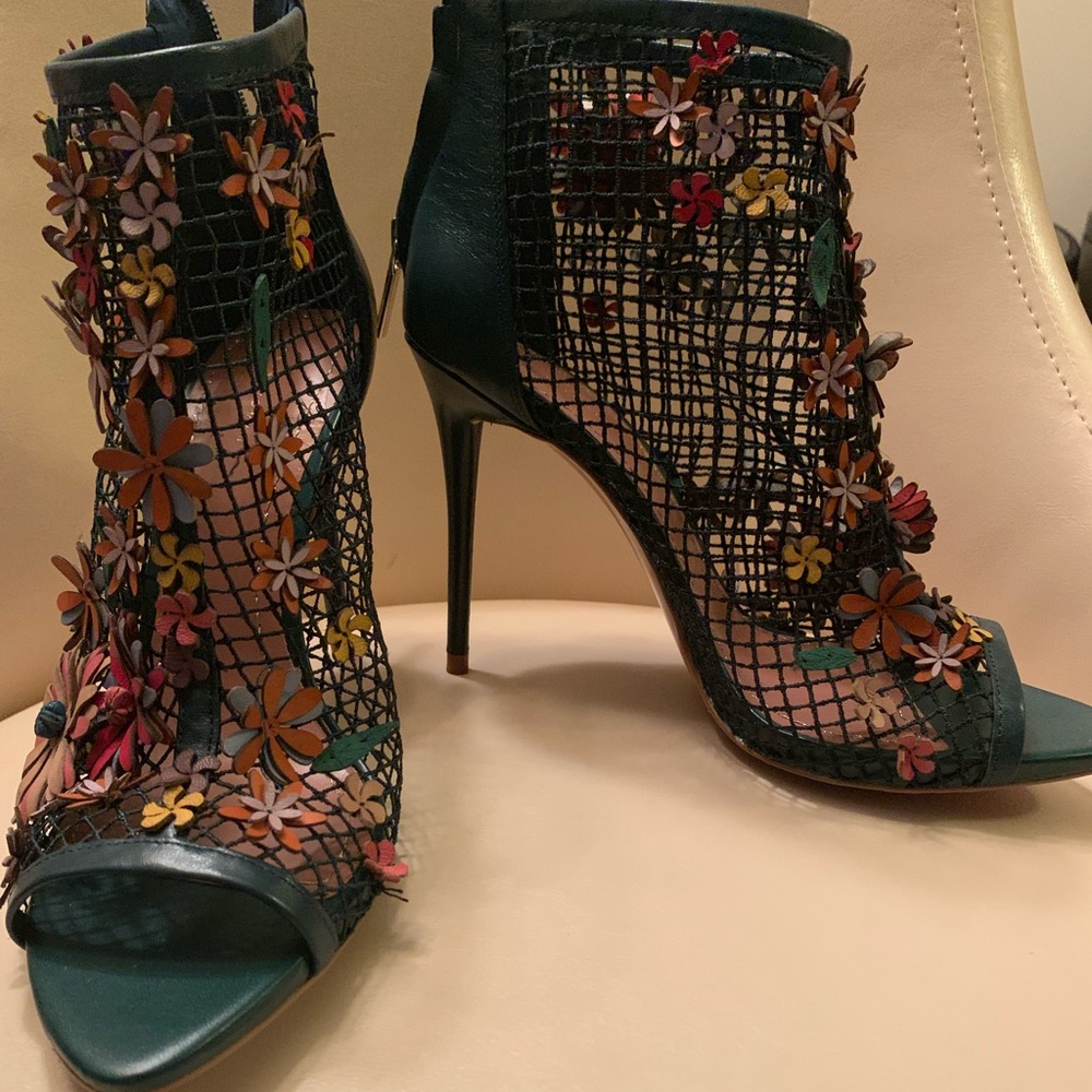 Zara Floral Mesh sandals